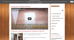Desktop Screenshot of laminat-verlegen-berlin.de