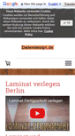 Mobile Screenshot of laminat-verlegen-berlin.de